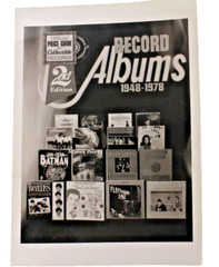 Scarce Proof Photo Jerry Osborne Hamilton Record Album Price Guide 2nd edition