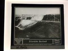 Original old glass slide/plate Saxon. Works Lignite Bachb. c.1928 8.5x10cm SW –