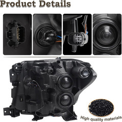 RH Halogen Headlight Fit for 2018 2019 2020 2021 Ford Expedition XLT Limitated H