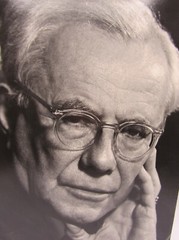 Vintage stamped Philippe Halsman photograph Paul Tillich 11×14″