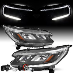 – for 2015-2016 Honda CRV EX/EX-L/SE [Halogen Type W/Led DRL Model] OEM Headligh