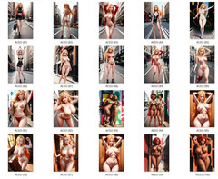 LOT 100x 4×6 Nude Picture Photograph Pinup-Girl Woman Model Female Risqué ot23