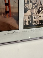 Signed Bob Kreisel Photography San Fransisco California Matted And Framed 1987