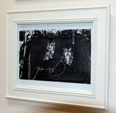 «Edu Owls», 8″ x 10” film photography artwork by Melanie Gonzalez, 2024 – 26