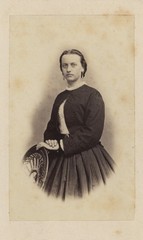 Portrait Photography Woman Portrait Historical Photograph Album Print 1865