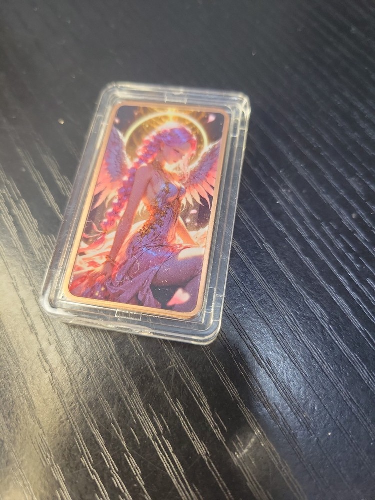 Colorized 1 OZ 999 Pure Copper Bar Beautiful Woman Sexy Naughty Baddie