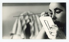 Elizabeth Taylor Roddy McDowall Vintage Photo Hollywood Make-Up for Cleopatra