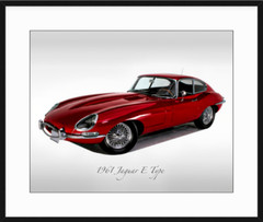 Classic Cars – 1961 Jaguar E Type – Print