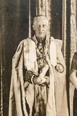 Rare Signed Presentation Photograph Viceroy of India Antique Leather Frame