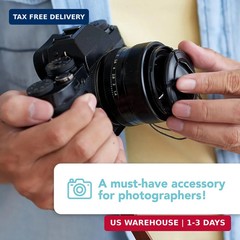 Foto&Tech Camera Lens Cap Leash with Elastic String, Compatible with Universal D
