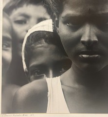 Original CLEMENS KALISCHER ‘Sarkej, India’ GIRL w 4 Boys SIGNED Gelatin PHOTO