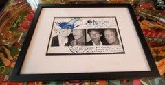 Peter Beard Unique Signed Gelatin Silver Print Mick Jagger Rolling Stones Photo