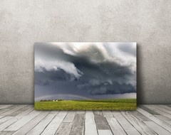 storm photography print rainbow wall art picture fine art nature photo decor