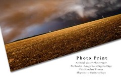 Storm Photography Print – Picture of Tornado Churning Up Dust in Texas