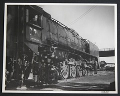 Delaware & Hudson Railway 824 Locomotive 8×10 Photograph Vtg 50s Station D&H