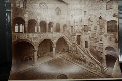 Photo Album View Florence Tuscany Bargello Palace Museum Courtyard Building Old