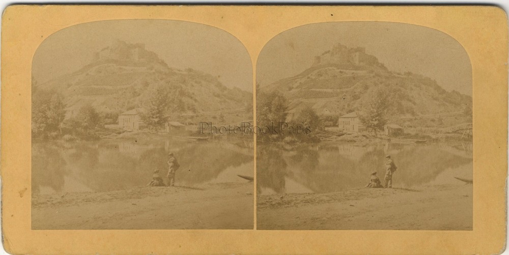 Vintage Stereo Photo Album “Château à identifier” Germany France ?