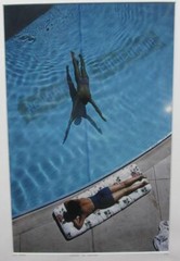 Slim Aarons Swimmer and Sunbather Lake Tahoe Nevada YellowKorner Cert Photograph