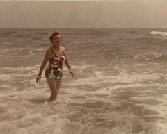 1972 «Beauty Of The Sea» Middle Aged Woman In Bathing Suit Photo Robert L Shaen