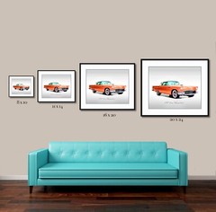 Classic Cars – 1957 Ford Thunderbird – Print