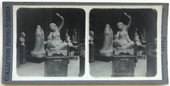 Museum Of Luxembourg Statues Paris Photography Stereo Vintage Analogue