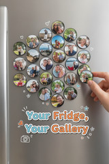 Personalized Glass Photo Magnets | Capture Memories in Crystal Clarity
