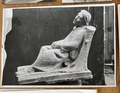 5 MCM Vintage Sculpture art B&W photos German Krefeld Erich Schmidt Hermann Ege