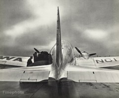 1939 Original FRED G. KORTH Aviation Airplane Chicago Airport Photo Gravure Art