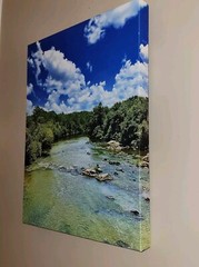 Summertime On The Haw River, NC 16×20 Ltd Ed Signed Gallery Wrapped Canvas