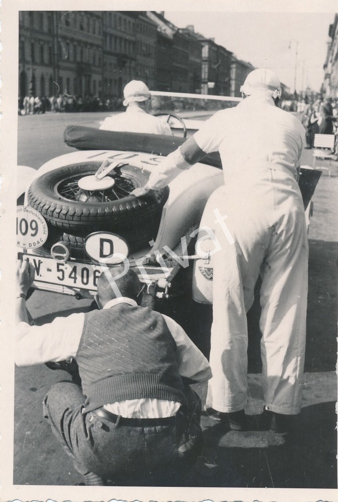 Photo Approx. 1930 Vehicle Special Show Munich Sports Car Ludwigstraße L1.12