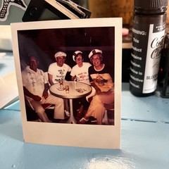 Polaroid Photo Cruz Ship 1973 Old Folks ( Ready to tear it up ) HIGH LIFE