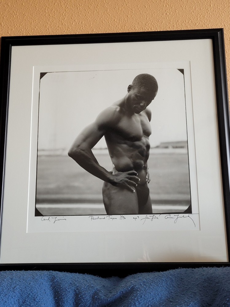 Annie Leibovitz signed photo Carl Lewis