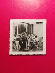 Old Photo Antique Men Barrel Beer Mug Drink Alcohol Men Beer Old Photo xx