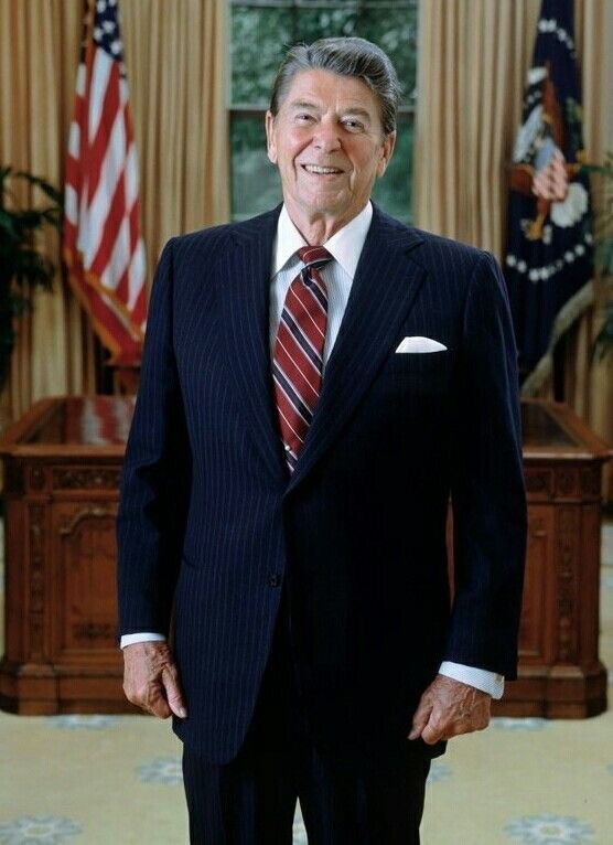 Ronald Reagan 8×10 Photo President Reagan Portrait Vintage White House 40th USA
