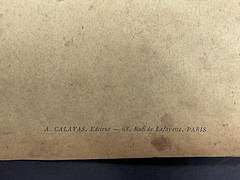 Curiosa Albumen Photograph Engraving François Boucher A. Calavas Paris 1875