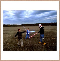 SIGNED PETER VAN AGTMAEL — LIGHTSABER FIGHT LTD 6 x 6 MAGNUM ARCHIVAL PRINT