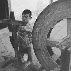 Baryte Print Photo Spain Child 1960 Format 40x40cm