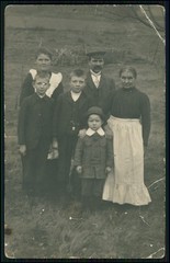 12x Real Photo Postcard – Family Children Boys Girls Portrait – 1910s 1930s