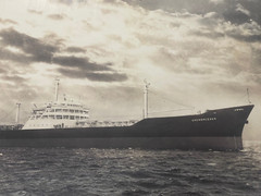 Unique Large Photo Ocean Liner Messageries Maritimes Ship Chenonceaux Indochina