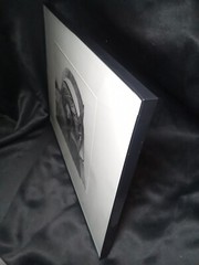 Black and white matted Original 9.5″ x 7.5″ art photo in 16″x12.25″ frame OOAK