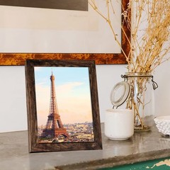 SESEAT 8×10 Picture Frame Rustic Brown, Display Pictures for Wall and Tableto…
