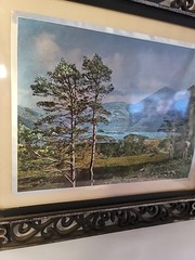 Vintage Pair Dufex Prints FJ Warren LTD Foil Landscape Matted In Plastic Frames