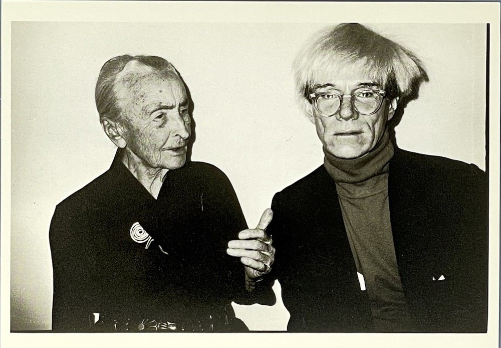 Andy Warhol Georgia O’Keefe Art Print Card Photo By Christopher Makos Fotofolio