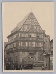 Miltenberg 1949 – Hotel Giant Truck Lorry Bakery – Vintage Photo 1940s