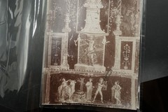 Photo Albumin Italy Pompeii House Cousin View Painting Artwork Wall Painting