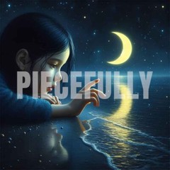 The Girl and Her Moon #001 AI Digital Art Image w/ Abstract Riddle Philosophy