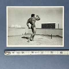 ARNOLD SCHWARZENEGGER California 1973 by George Butler Fotofolio Art Print Card