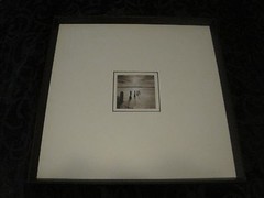 Art Photographs Two Black & White Prints 4×4 w/Large Matting and Frames 21×21