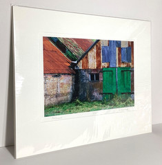 Fine Art Photograph Icelandic Barn Patchwork Signed & Matted