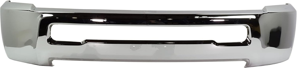Bumper for Ram 2500 3500 2011-2018 Front Chrome Steel W/O Fog Light Holes W/O Pa